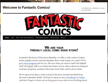 Tablet Screenshot of fantasticcomics.net